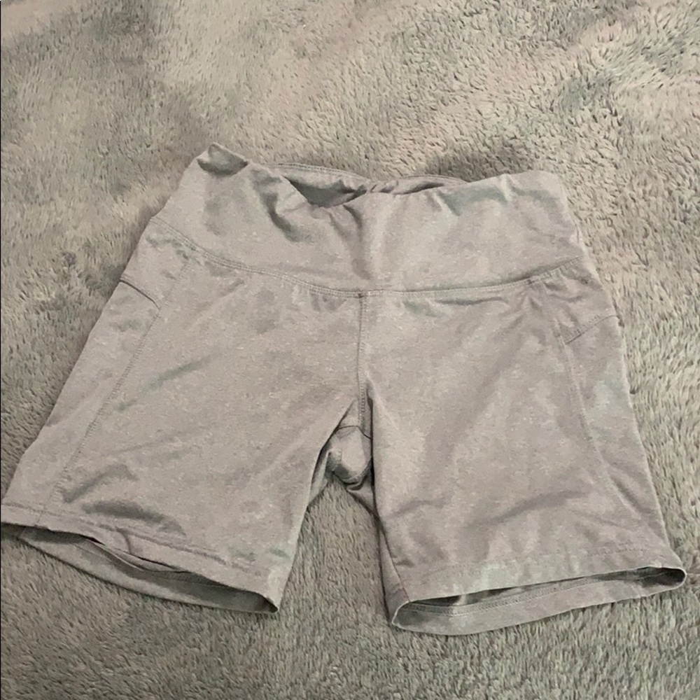 Grey Biker Shorts